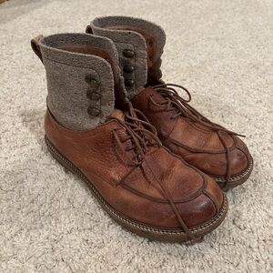 Birkenstock Vintage Timmons Men's High Leather Soft Felt Boots Size EU 44, US 11